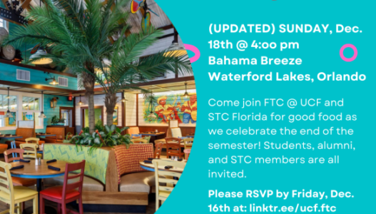 Update to FTC-STC Florida Holiday Social Invitation